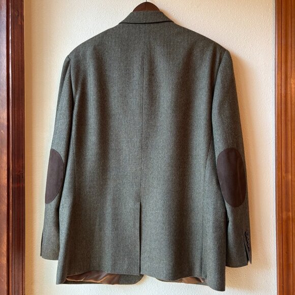 Lauren Ralph Lauren Other - LRL 100% Wool Sport Coat Blazer Suede Elbow Patches Sz 42 S Fall Classic Preppy